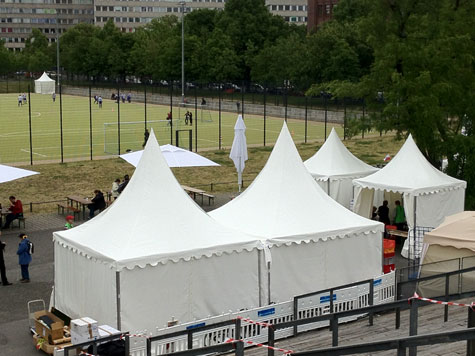 Pagode 8x4m mit Plane